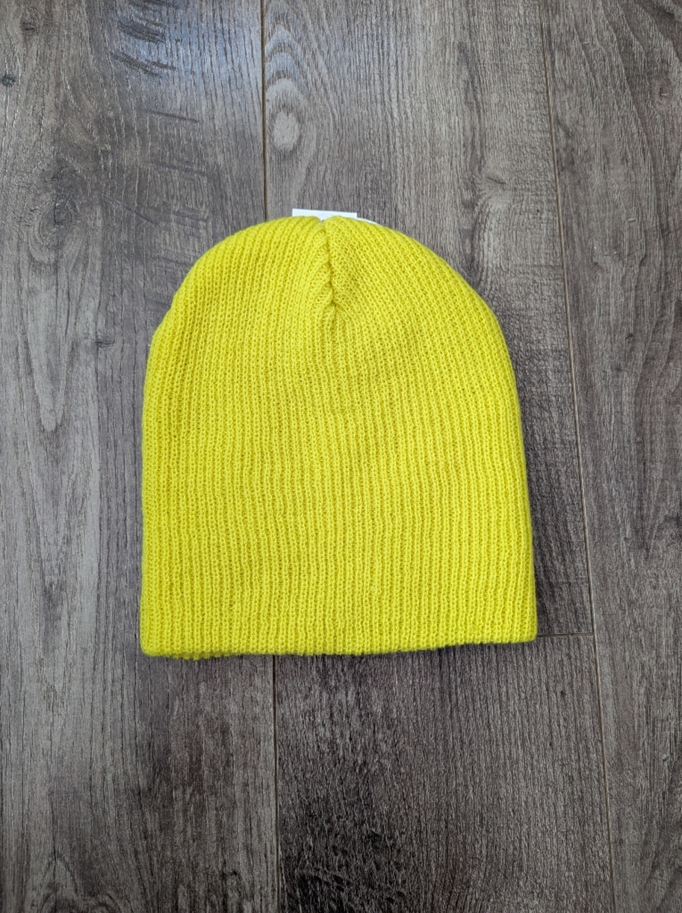 Neff Vibrant Yellow Ribbed Beanie - Picture 7 of 8